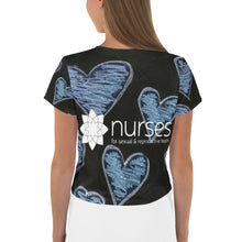 Load image into Gallery viewer, Badass Nursing Student All-over Print Crop Tee