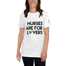 Load image into Gallery viewer, Nurses are for Lovers Short-Sleeve Unisex T-Shirt