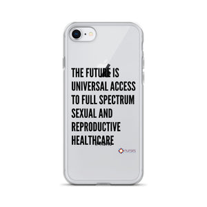 The Future iPhone Case - Black Text