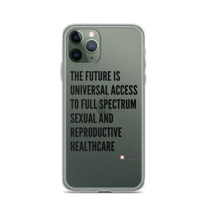 The Future iPhone Case - Black Text